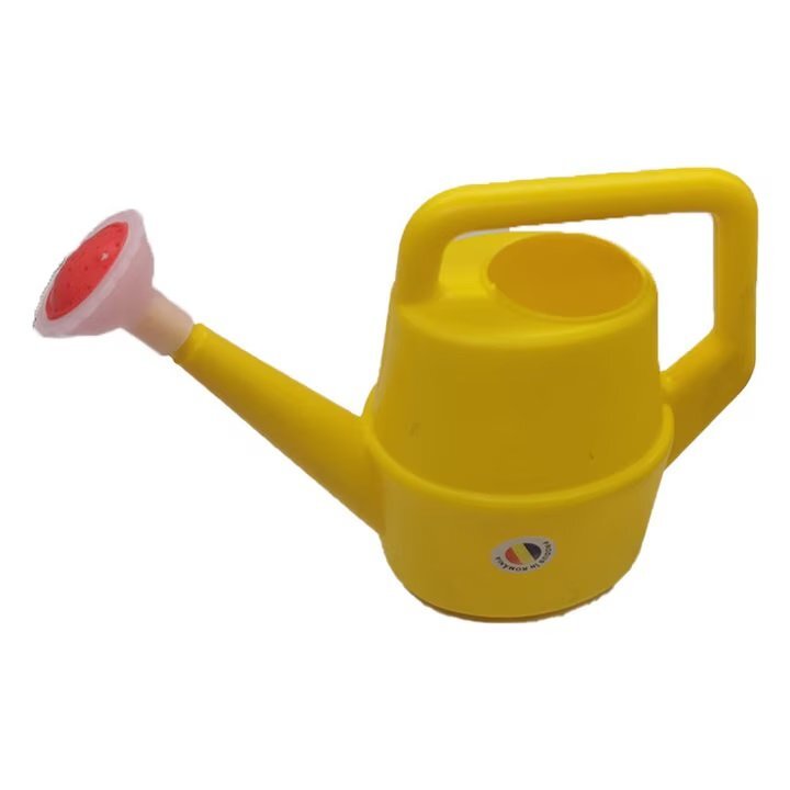Huby Toys Stropitoare de jucarie pentru copii Yellow cu maner si capat cu floricica dimensiune 25 x 9.5 x 17 cm