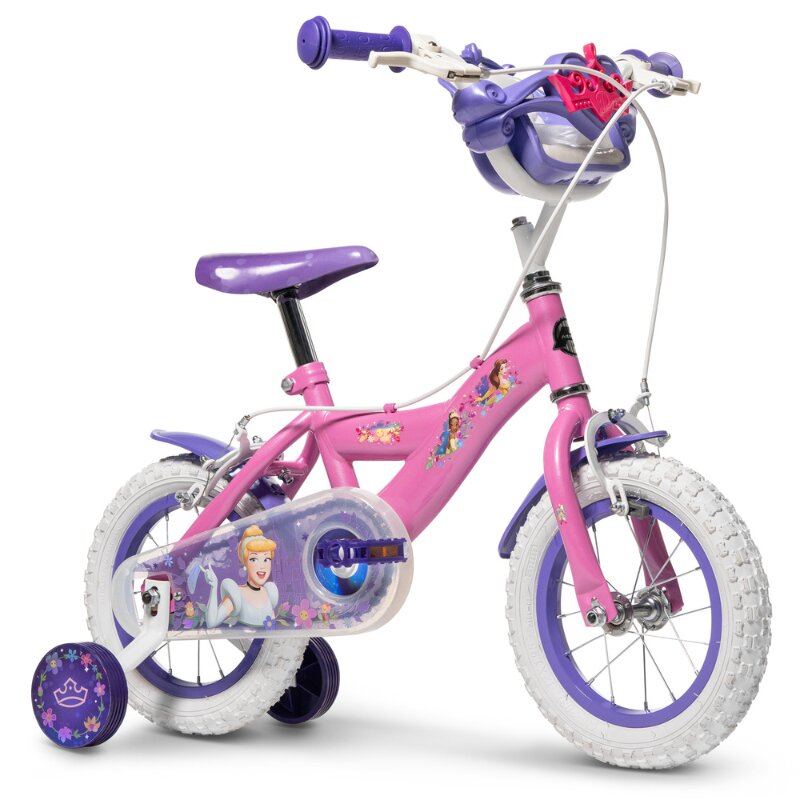 Huffy Bicicleta pentru copii 3-5 ani Princess 12 inch cu roti ajutatoare