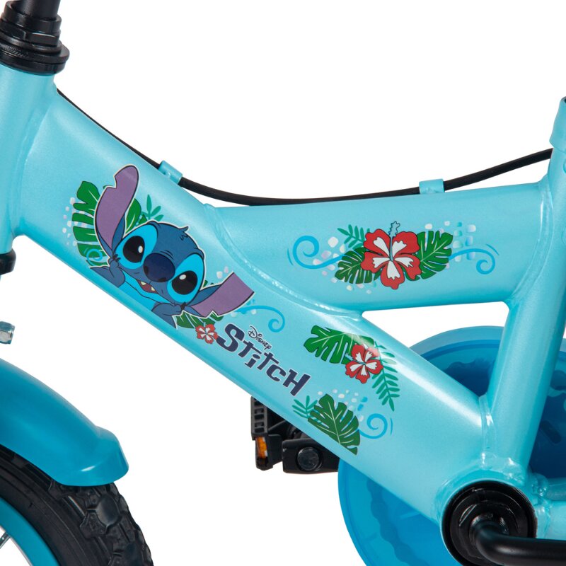 Huffy Bicicleta pentru copii 3-5 ani Stitch 12 inch cu roti ajutatoare