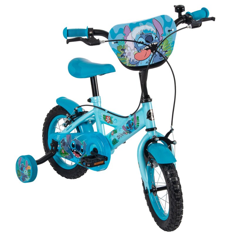 Huffy Bicicleta pentru copii 3-5 ani Stitch 12 inch cu roti ajutatoare
