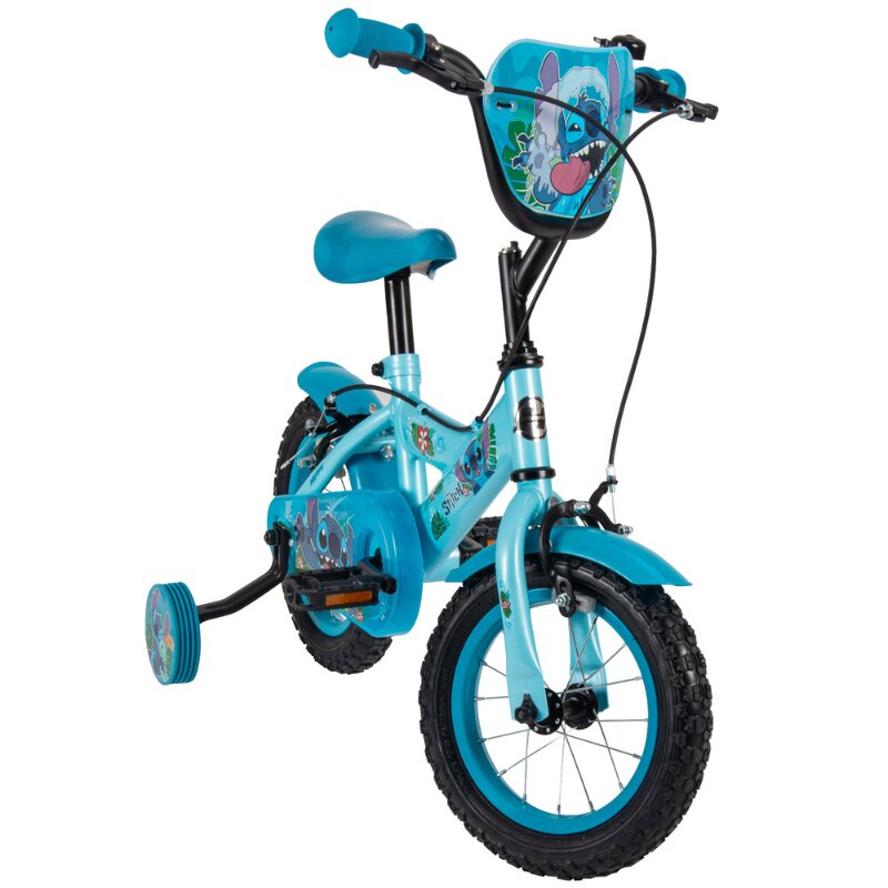 Huffy Bicicleta pentru copii 3-5 ani Stitch 12 inch cu roti ajutatoare