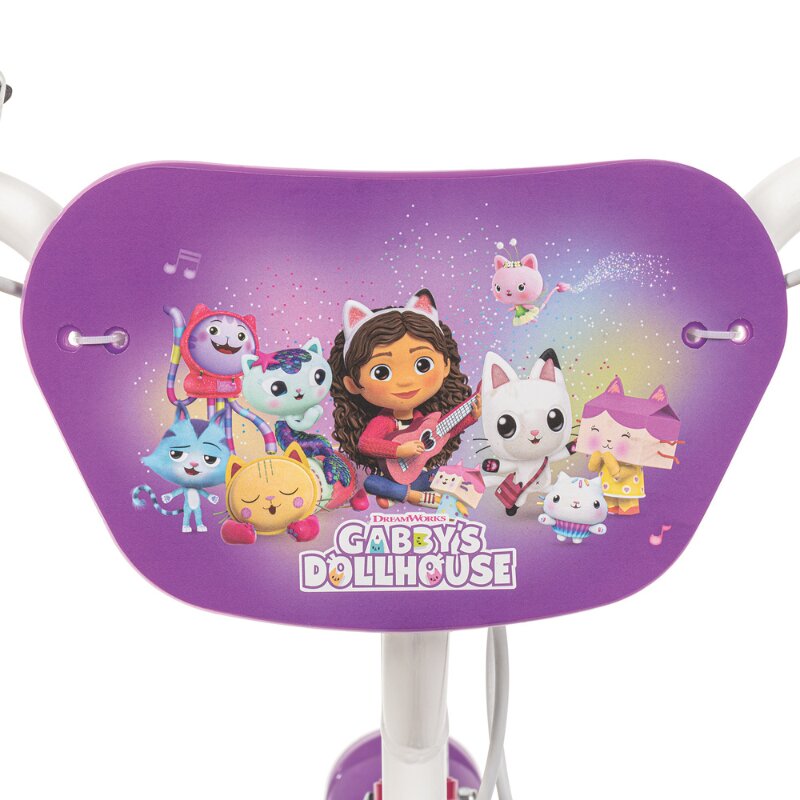 Huffy Bicicleta pentru copii 4-6 ani Gabbys Dollhouse 16 inch cu roti ajutatoare