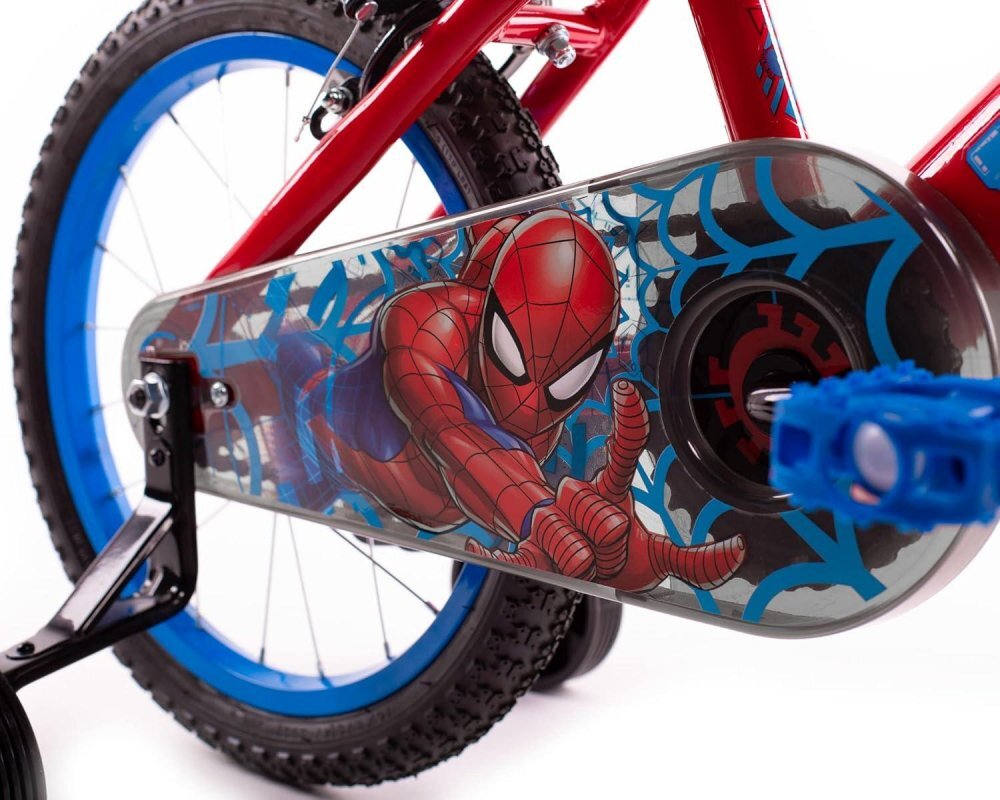 Huffy Bicicleta pentru copii Spiderman 16 inch cu roti ajutatoare