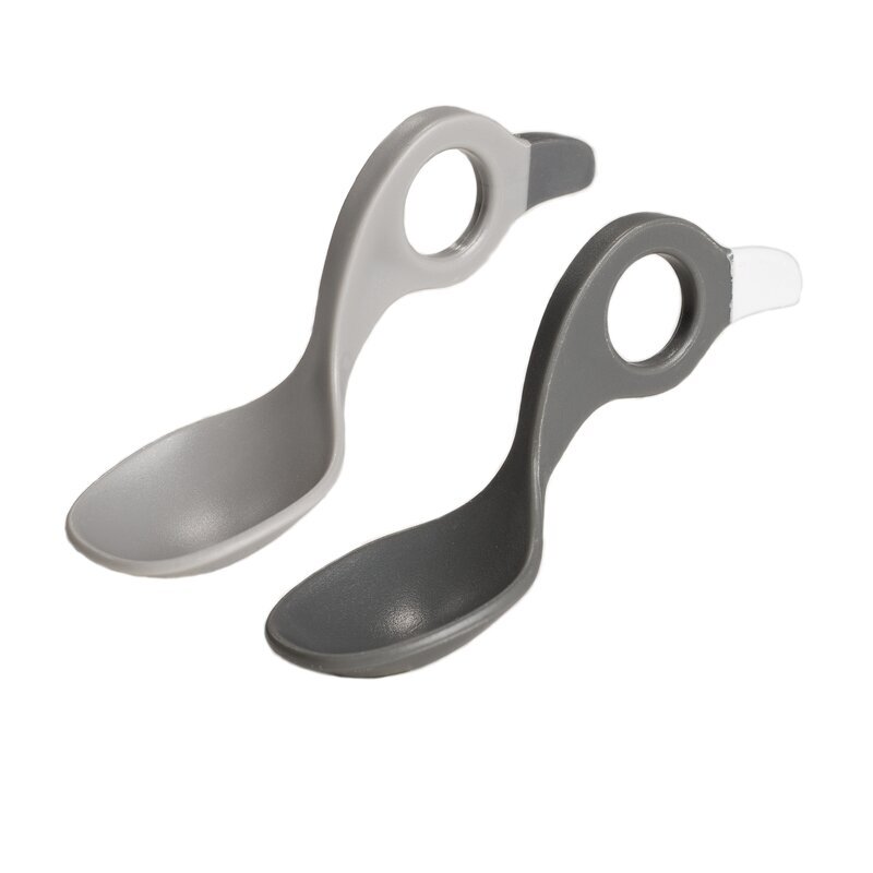 I CAN Set 2 lingurite cu multiple modalitati de prindere greydark grey