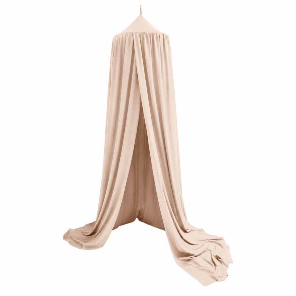 Ikonka Baldachin pentru copii Beige Boho tip cort tipi de suspendat include set complet pentru montaj inaltime totala 280 cm