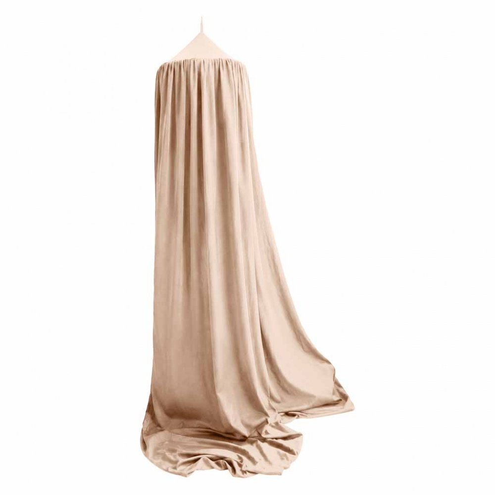 Ikonka Baldachin pentru copii Beige Boho tip cort tipi de suspendat include set complet pentru montaj inaltime totala 280 cm