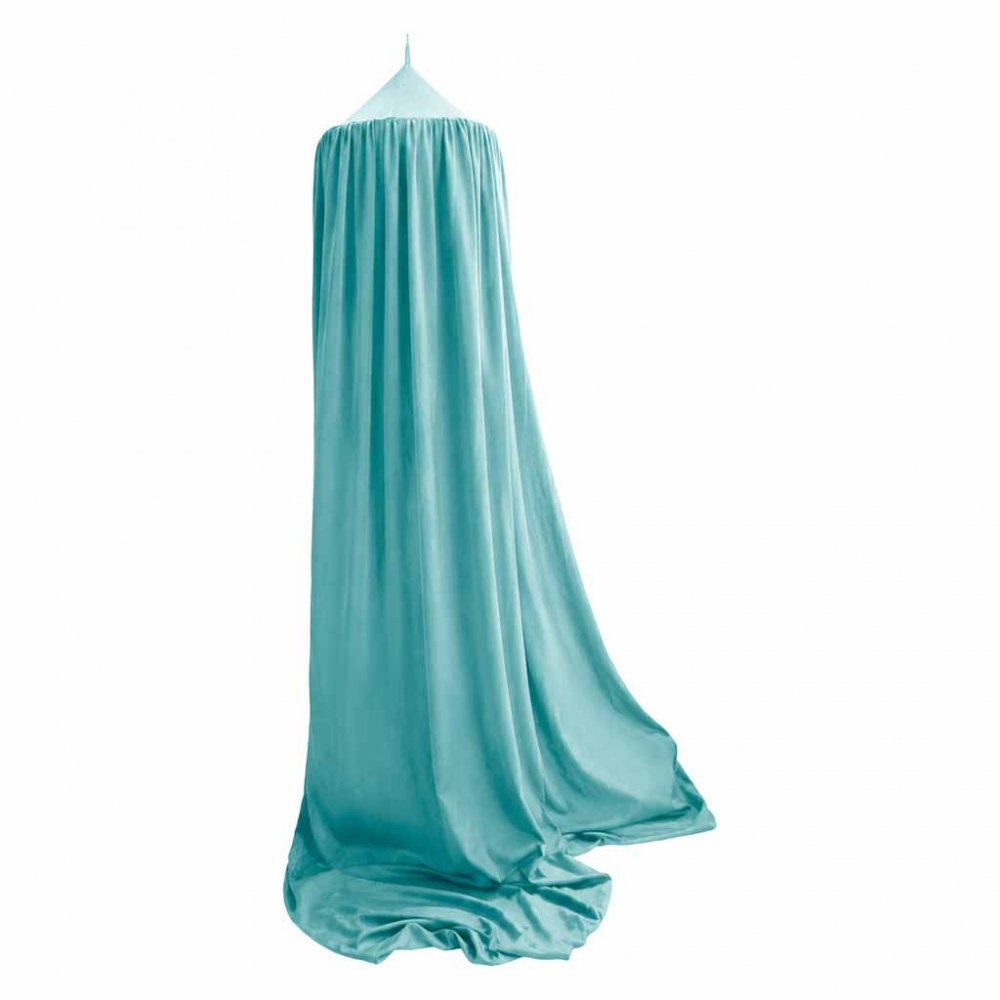 Ikonka Baldachin pentru copii Blue Boho tip cort tipi de suspendat include set complet pentru montaj inaltime totala 280 cm