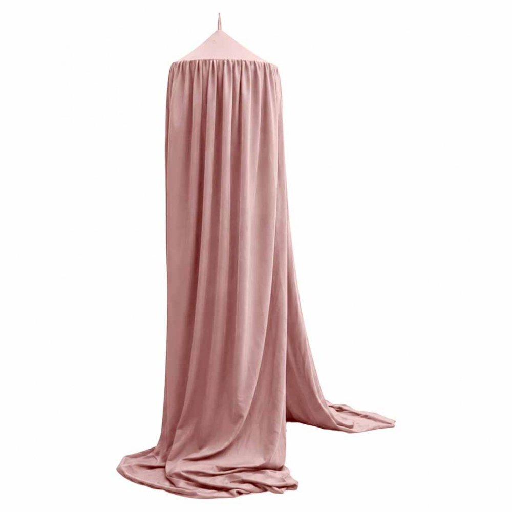 Ikonka Baldachin pentru copii Pink Boho tip cort tipi de suspendat include set complet pentru montaj inaltime totala 280 cm