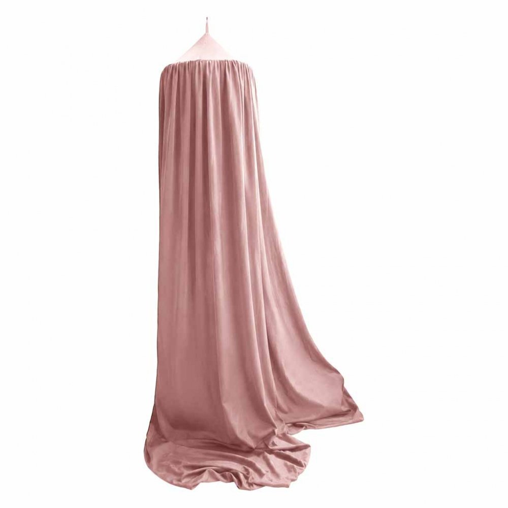 Ikonka Baldachin pentru copii Pink Boho tip cort tipi de suspendat include set complet pentru montaj inaltime totala 280 cm