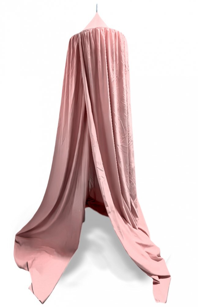 Ikonka Baldachin pentru copii Pink Boho tip cort tipi de suspendat include set complet pentru montaj inaltime totala 280 cm