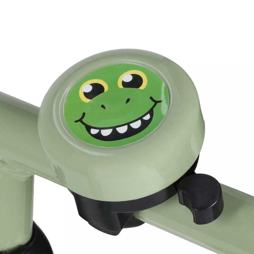 Ikonka Bicicleta fara pedale pentru copii Trike Fix Balance green cadru otel cu sonerie saua ergonomica sezutul si ghidonul reglabile roti din spuma EVA sarcina maxima 30 kg