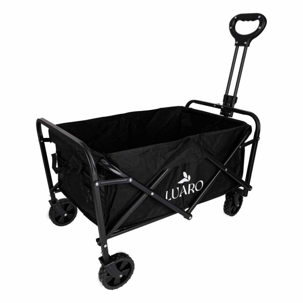 Ikonka Carucior pliabil cu maner telescopic universal sarcina maxima 100 kg