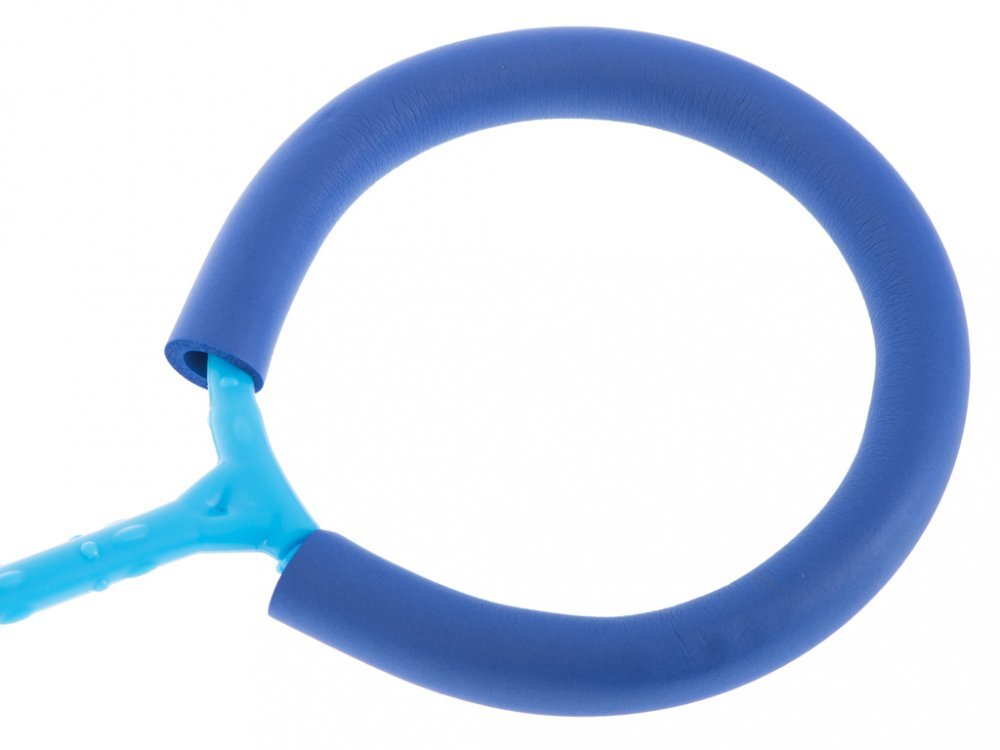 Ikonka Coarda moderna de sarit pe picior pentru copii Hula Hoop cu iluminare led blue