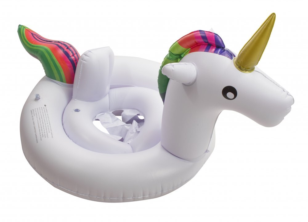 Ikonka Colac de inot gonflabil pentru copii model Unicorn 62 cm