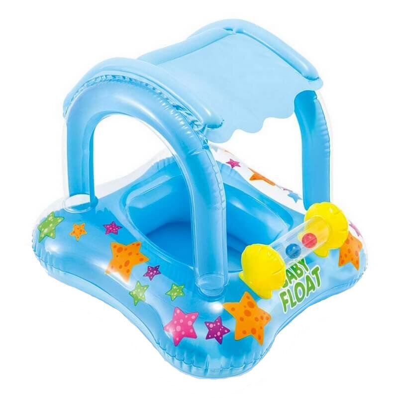 Ikonka Colac gonflabil tip barcuta pentru bebelusi 72x72cm