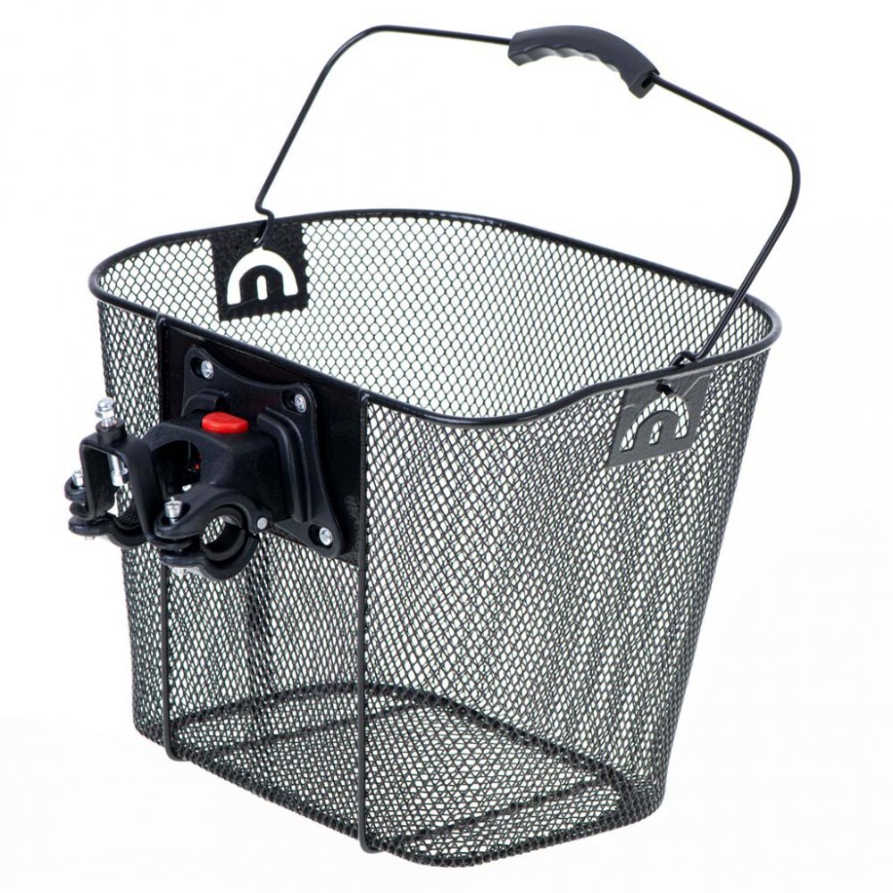 Ikonka Cos bicicleta frontal din aluminiu dimensiune 34.5 x 25 cm Black