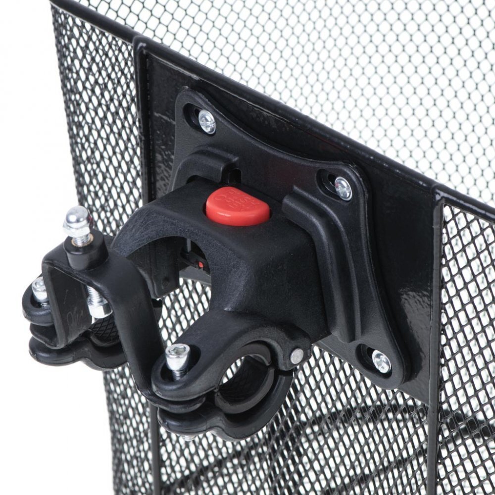 Ikonka Cos bicicleta frontal din aluminiu dimensiune 34.5 x 25 cm Black