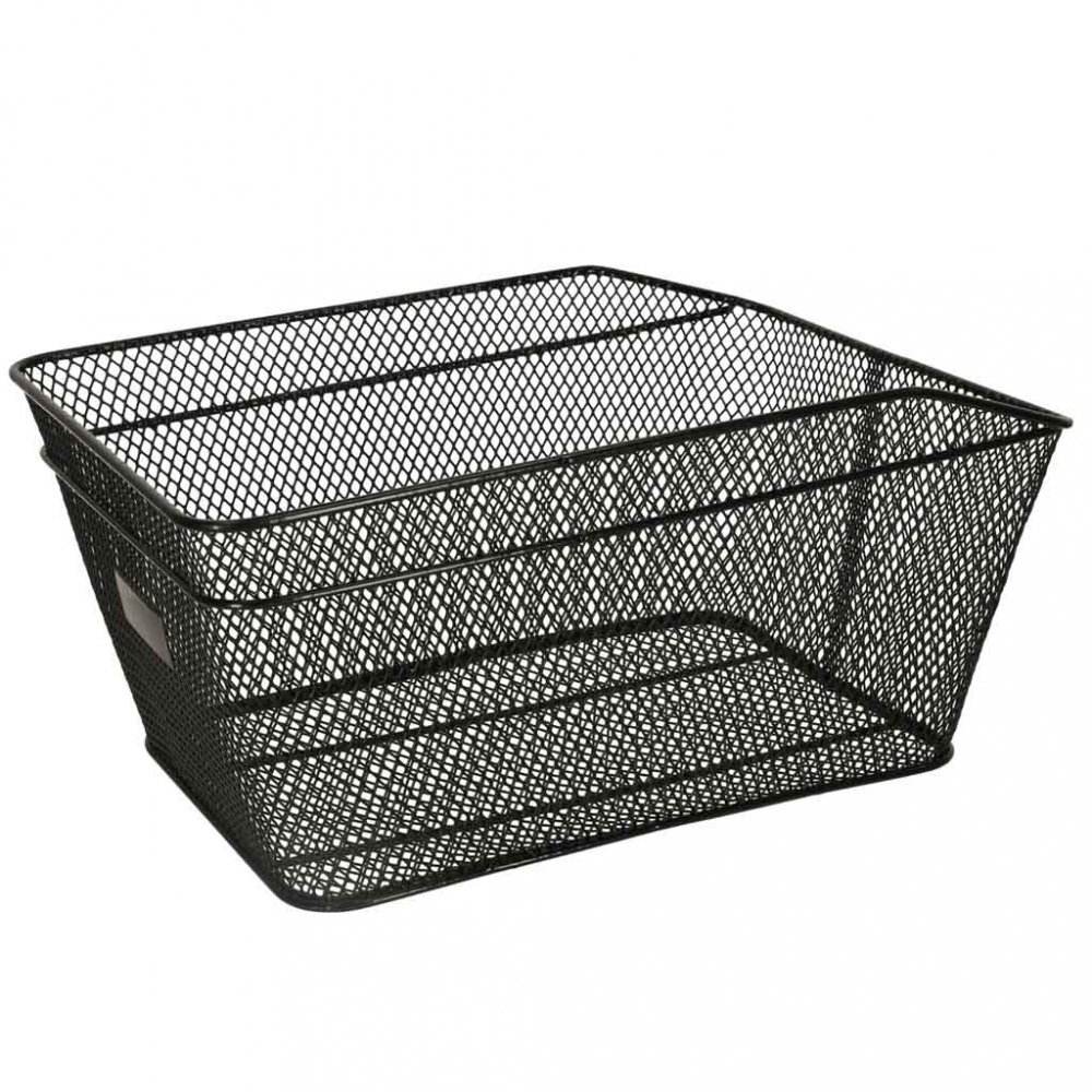 Ikonka Cos spate pentru bicicleta din metal capacitate maxima 25 kg dimensiune 41 x 28.5 x 19 cm Black