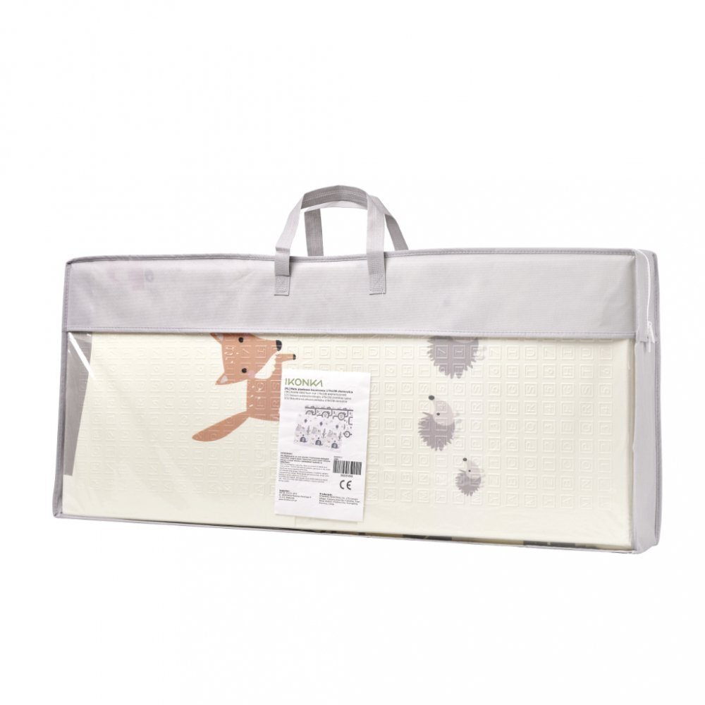 Ikonka Covor educational din spuma XPE pliabil cu doua fete 180x200 City Street