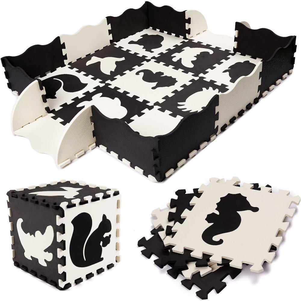 Ikonka Covor puzzle cu laterale 25 piese