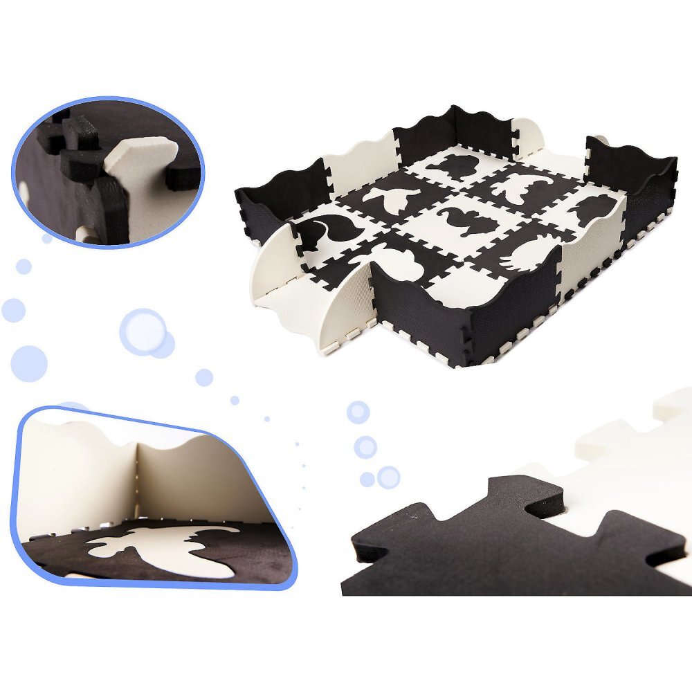 Ikonka Covor puzzle cu laterale 25 piese