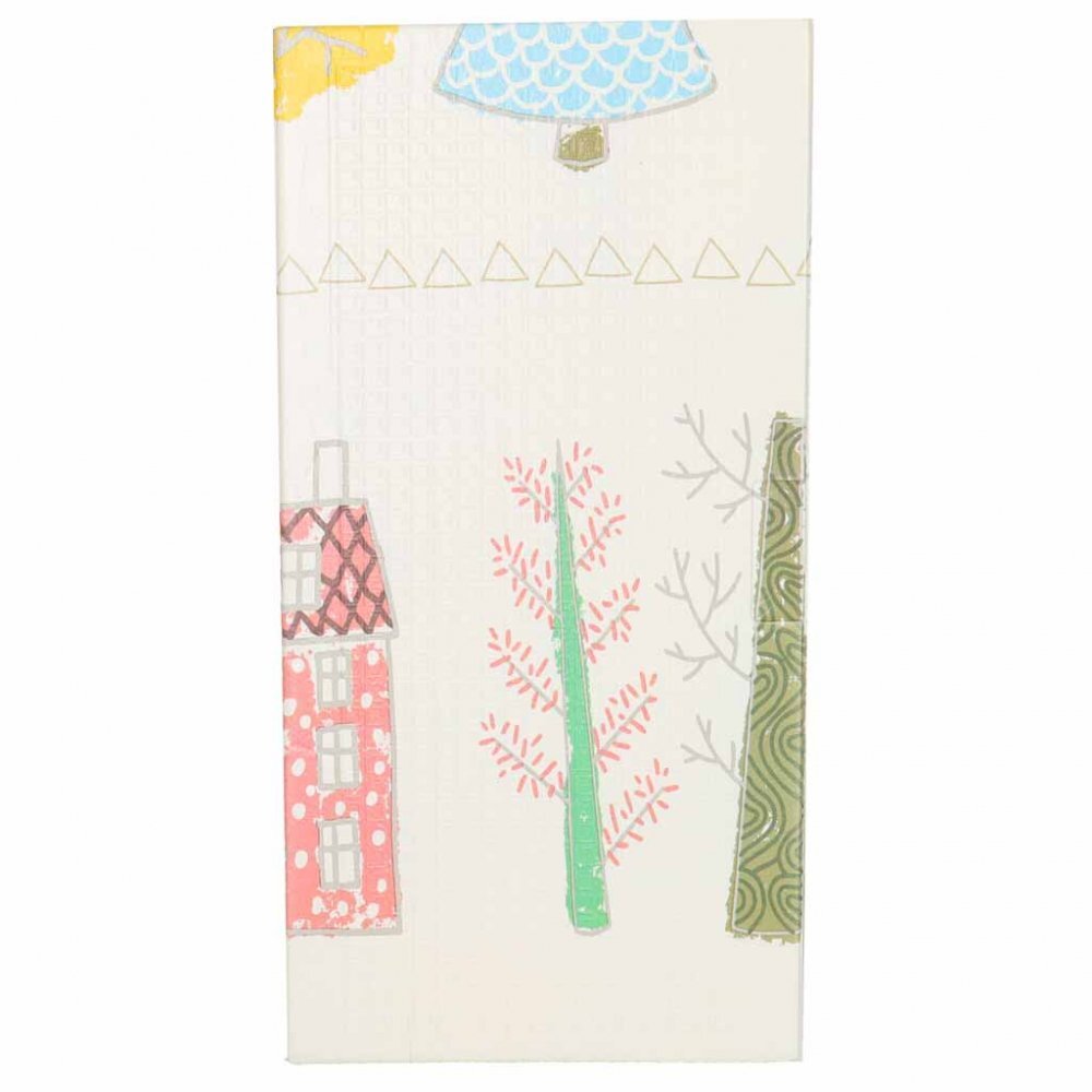 Ikonka Covoras de joaca pliabil cu doua fete Teddy Bears Trees 150 x 200 cm din spuma XPE structura antiderapanta husa de transport inclusa protectie impotriva loviturilor potrivit pentru interior si exterior