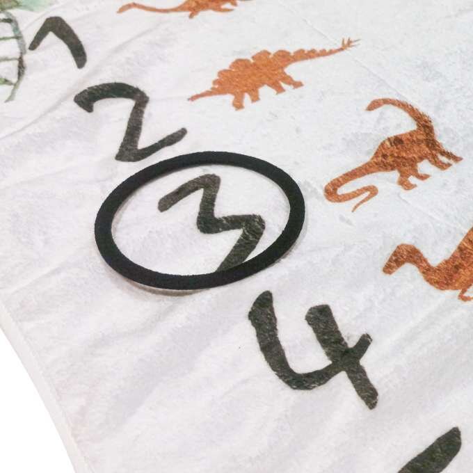 Ikonka Covoras fundal pentru fotografiere bebelusi cu Dinozauri 100x150 cm