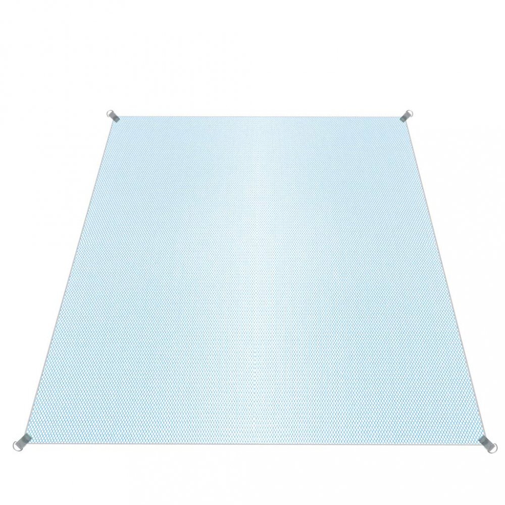 Ikonka Covoras pentru plaja XXL 200x200 cm Blue