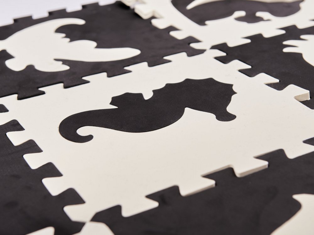 Ikonka Covoras puzzle din spuma cu 25 piese