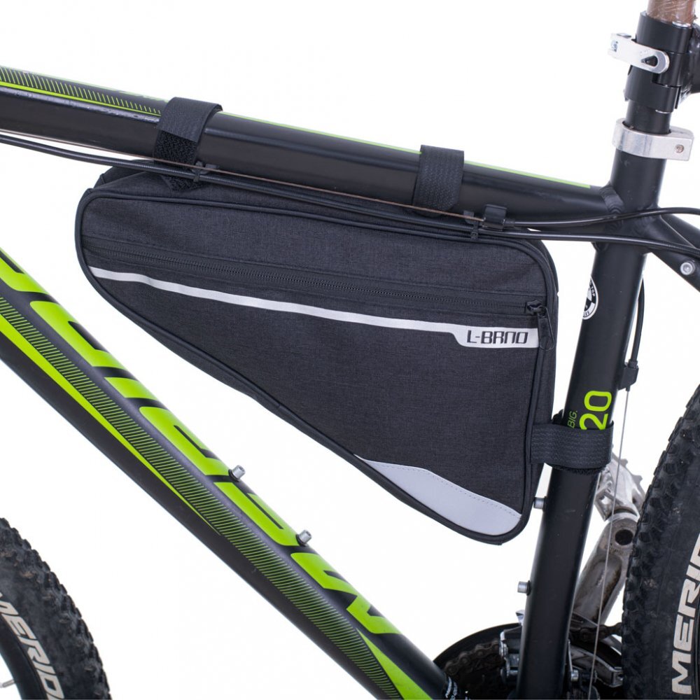 Ikonka Geanta triunghiulara Rallex tip borseta pentru bicicleta Black