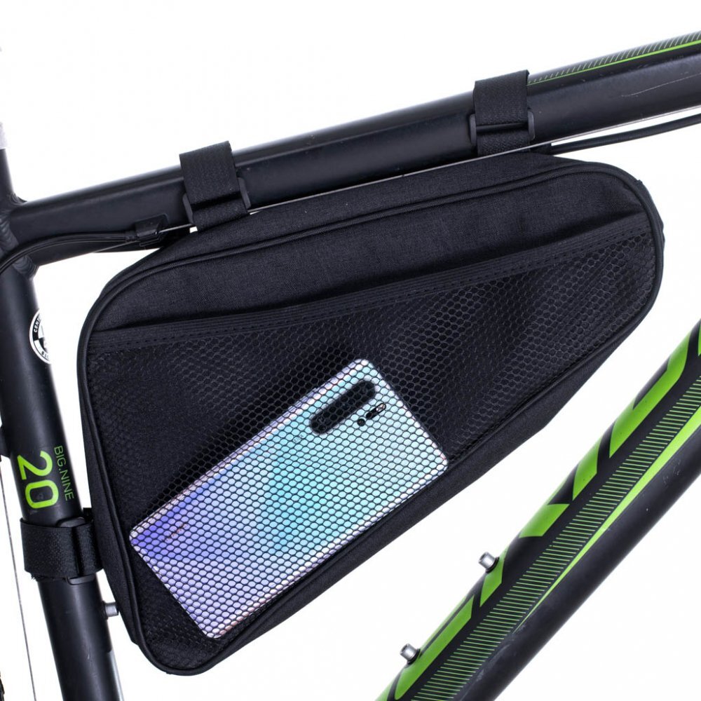 Ikonka Geanta triunghiulara Rallex tip borseta pentru bicicleta Black