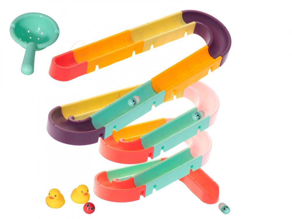 Ikonka Jucarie pentru baie Circuitul Multicolor al Ratustelor
