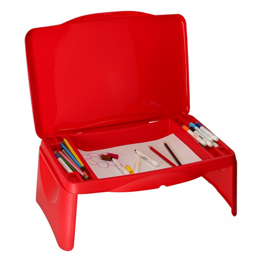 Ikonka Masuta multifunctionala pliabila pentru copii 48x29x18cm Red