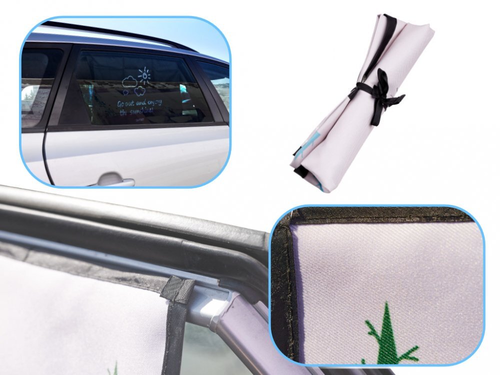 Ikonka Parasolar auto cu prindere magnetica Cactus dimensiune 59 cm x 45 cm