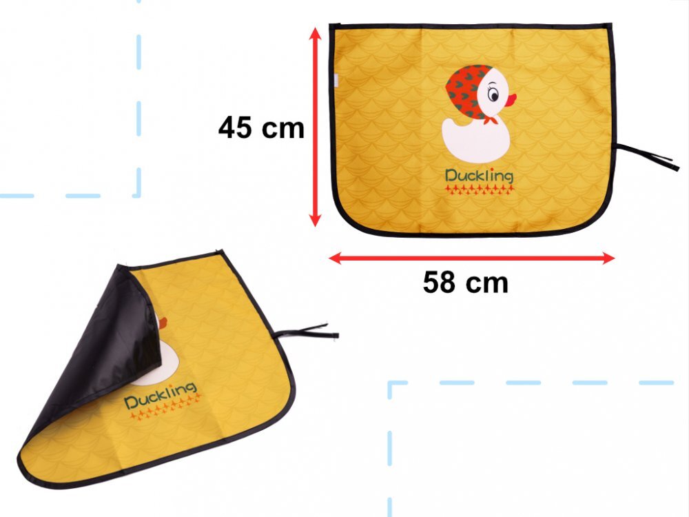 Ikonka Parasolar auto cu prindere magnetica Ducking