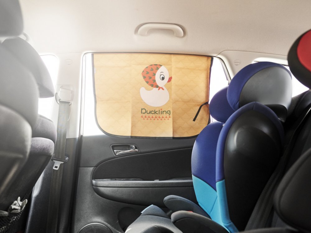 Ikonka Parasolar auto cu prindere magnetica Ducking