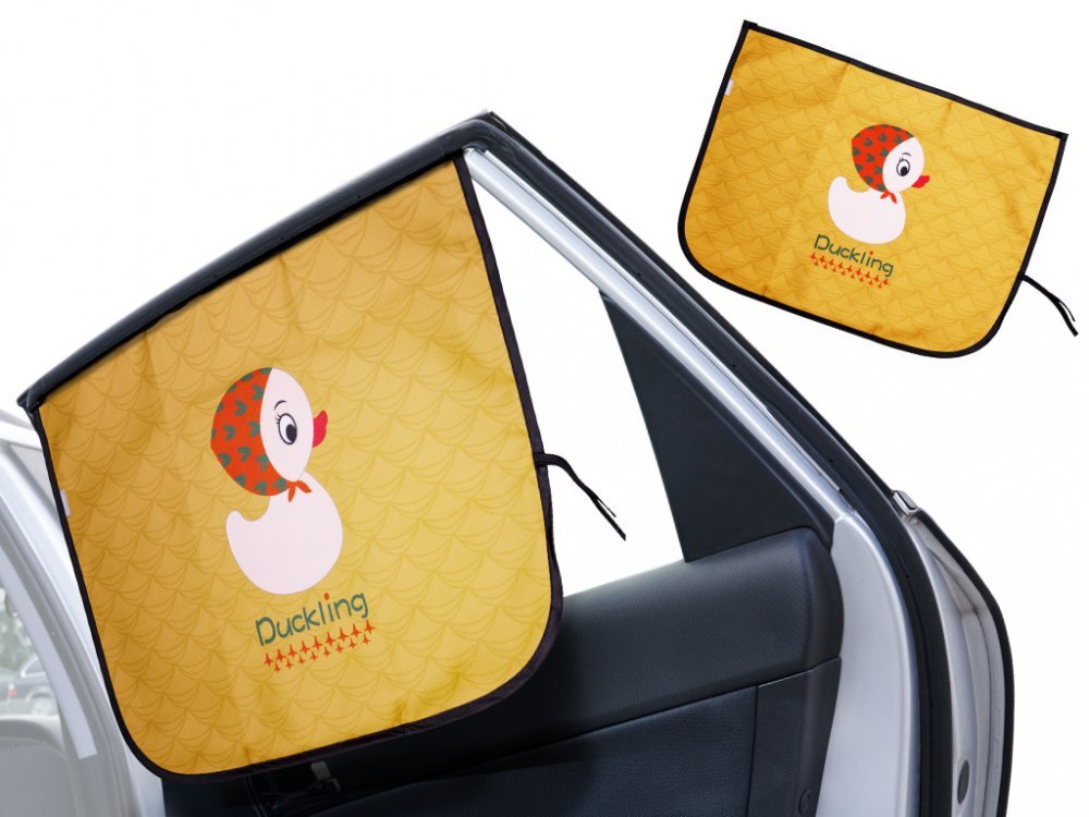 Ikonka Parasolar auto cu prindere magnetica Ducking