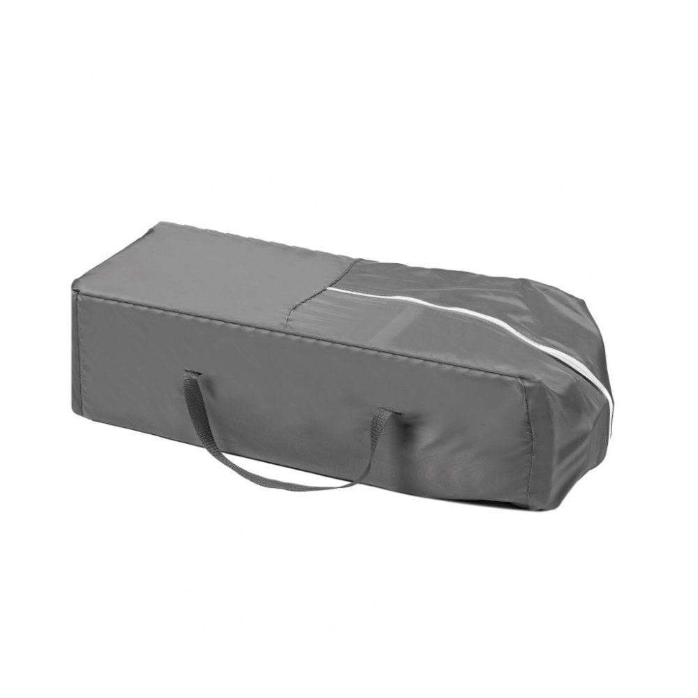 Ikonka Patut de calatorie multifunctional pentru copii pliabil pe doua nivele cadru stabil din aluminiu accesorii incluse cu saltea 60 x 120 x 1cm si geanta de depozitare inclusa