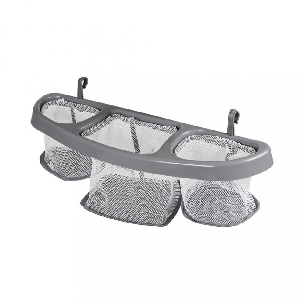 Ikonka Patut de calatorie multifunctional pentru copii pliabil pe doua nivele cadru stabil din aluminiu accesorii incluse cu saltea 60 x 120 x 1cm si geanta de depozitare inclusa