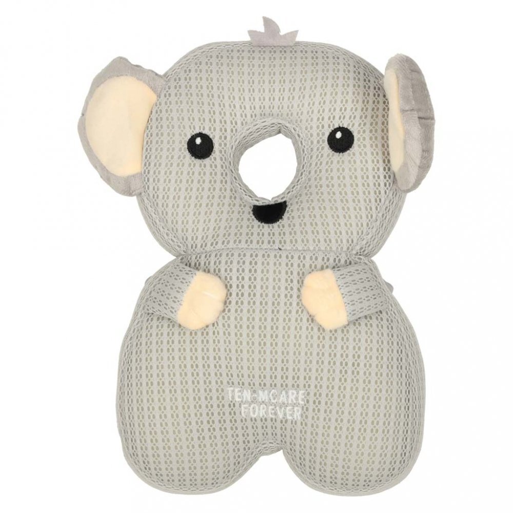 Ikonka Pernuta de protectie spate si cap pentru copii in forma de rucsacel cu bretele reglabile dimensiune 31 x 21 x 8 cm model Grey Koala