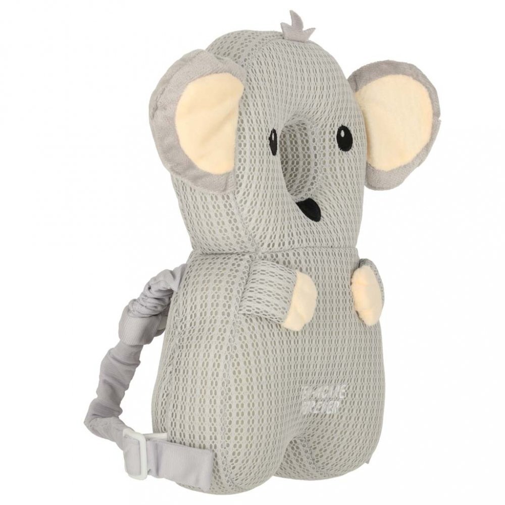 Ikonka Pernuta de protectie spate si cap pentru copii in forma de rucsacel cu bretele reglabile dimensiune 31 x 21 x 8 cm model Grey Koala