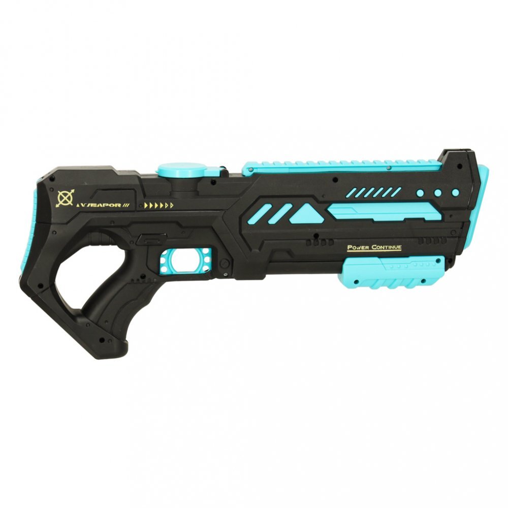 Ikonka Pistol cu apa pentru copii cu efecte sonore incarcare USB Raza de tragere 10 metri rezervor 200 ml 45 x 13.5 cm Blue Black