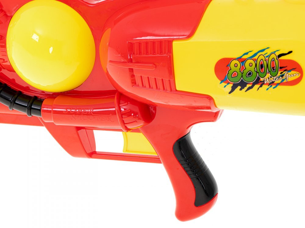 Ikonka Pistol lansator de apa pentru copii model mega XXL volum 2400 ml Red