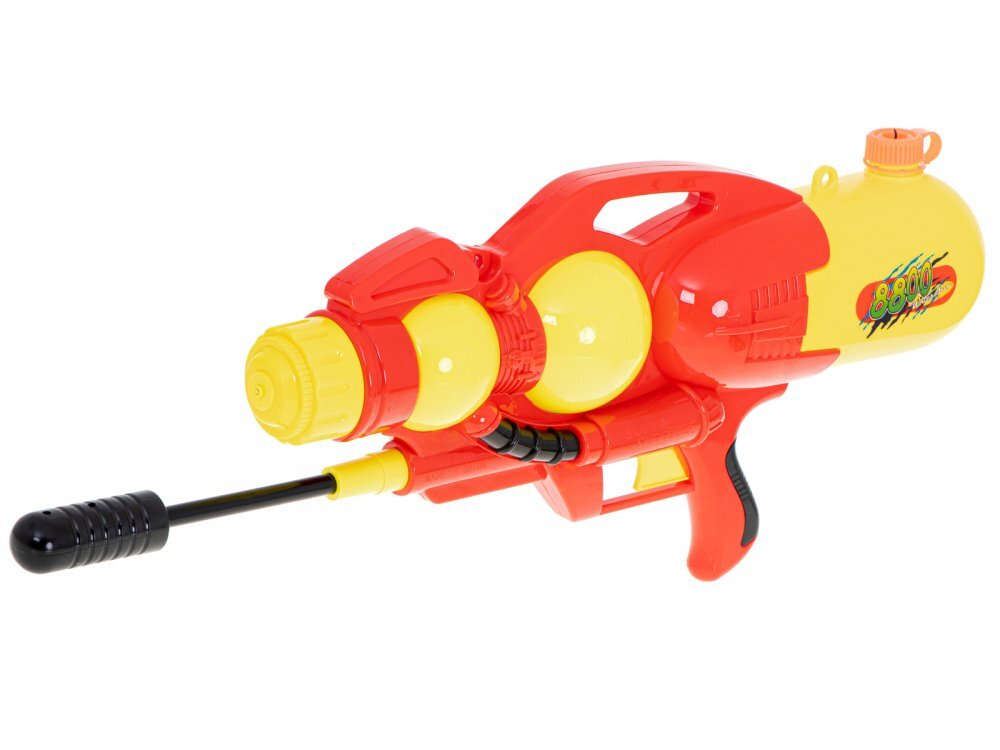 Ikonka Pistol lansator de apa pentru copii model mega XXL volum 2400 ml Red