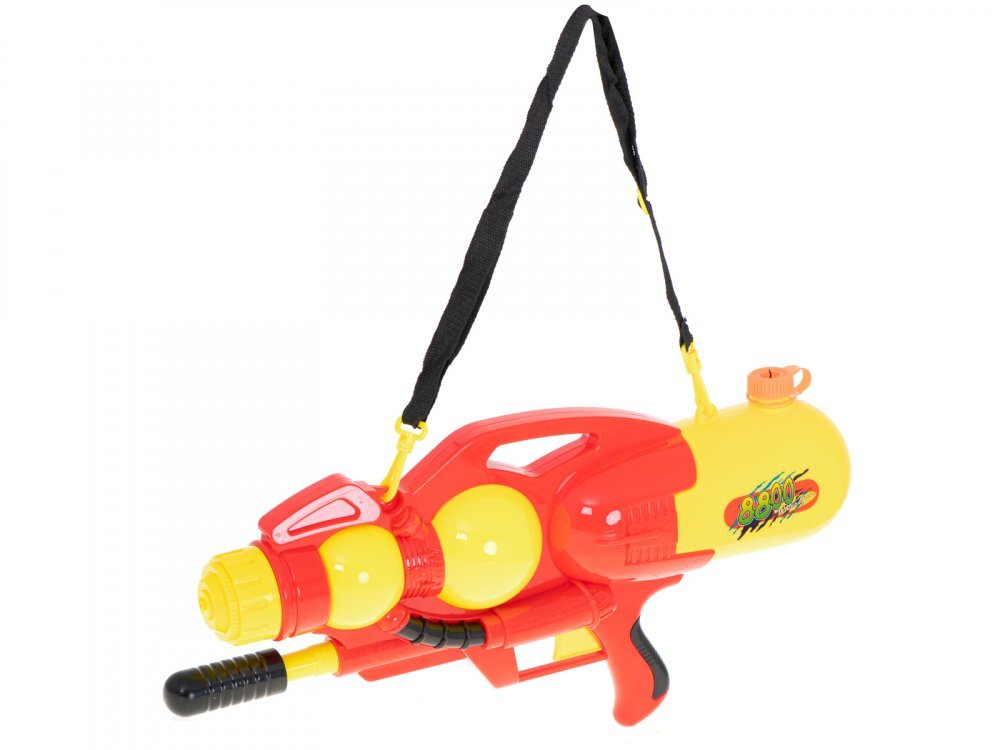 Ikonka Pistol lansator de apa pentru copii model mega XXL volum 2400 ml Red