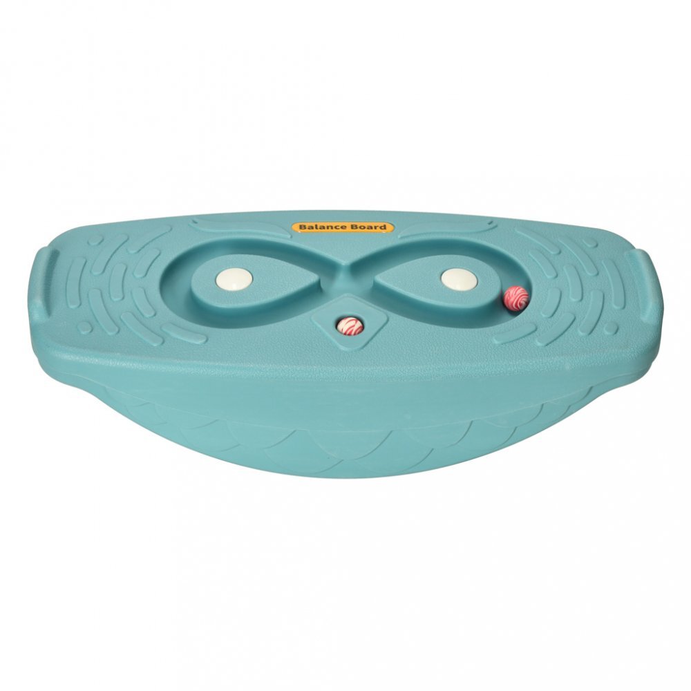 Ikonka Placa de echilibru pentru copii cu labirint si bile turquoise dimesniune 59.5 x 26 x 14 cm