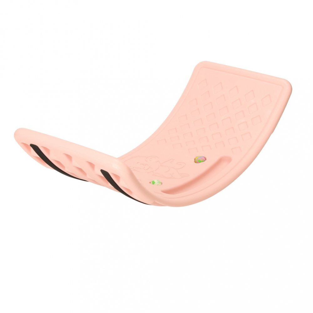 Ikonka Placa de echilibru pentru copii pink cu 2 bilute incluse dimensiune 67 x 29 cm