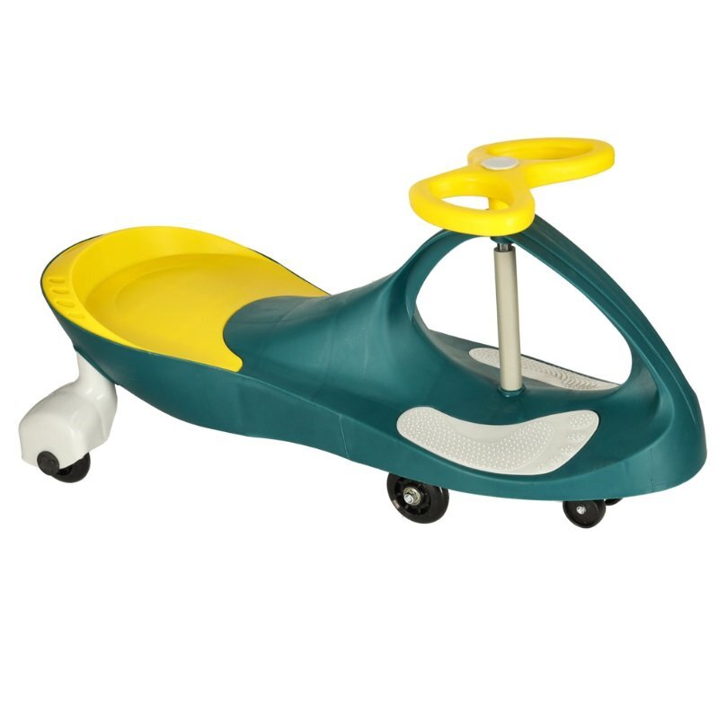 Ikonka Plasmacar gravitational cu LED-uri luminoase YellowGreen inaltime de la sol pana la sezut 21 cm greutate maxima admisa 50 kg