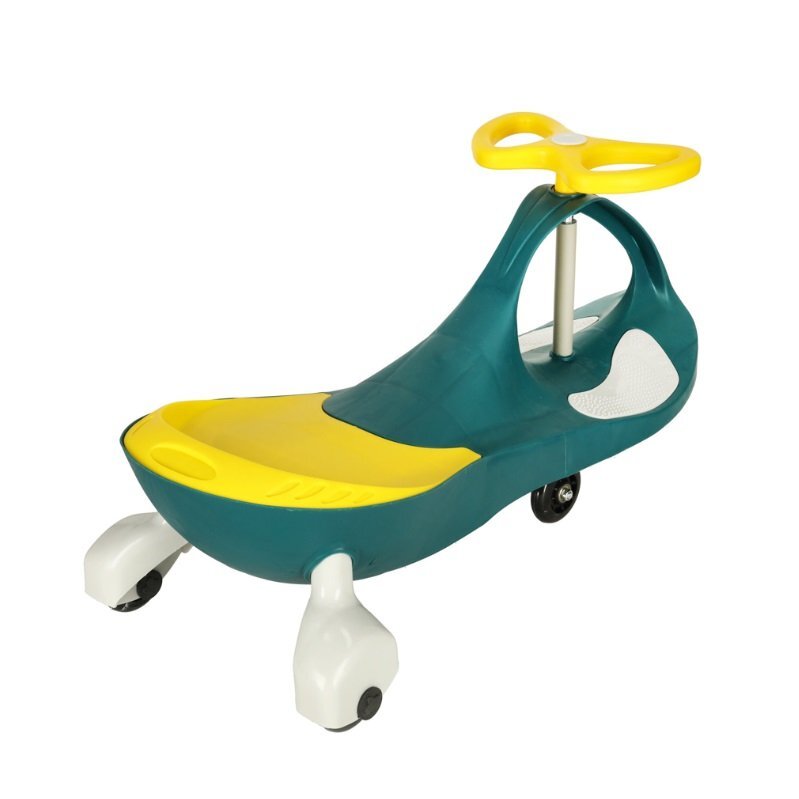 Ikonka Plasmacar gravitational cu LED-uri luminoase YellowGreen inaltime de la sol pana la sezut 21 cm greutate maxima admisa 50 kg