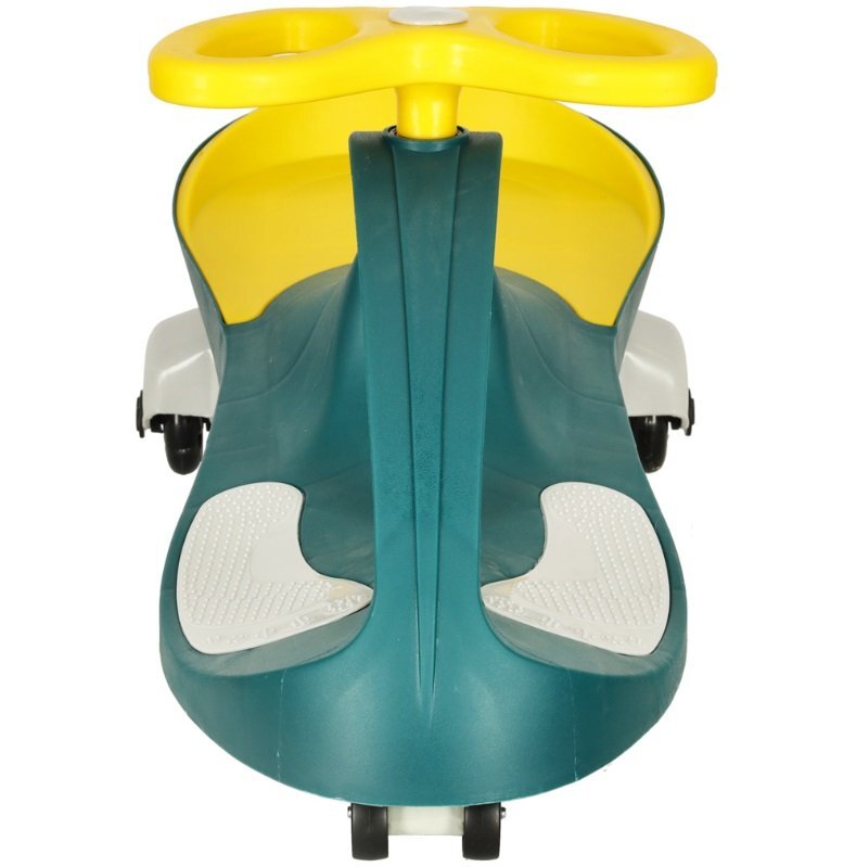 Ikonka Plasmacar gravitational cu LED-uri luminoase YellowGreen inaltime de la sol pana la sezut 21 cm greutate maxima admisa 50 kg